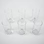 Set of six glasses 1970s 4