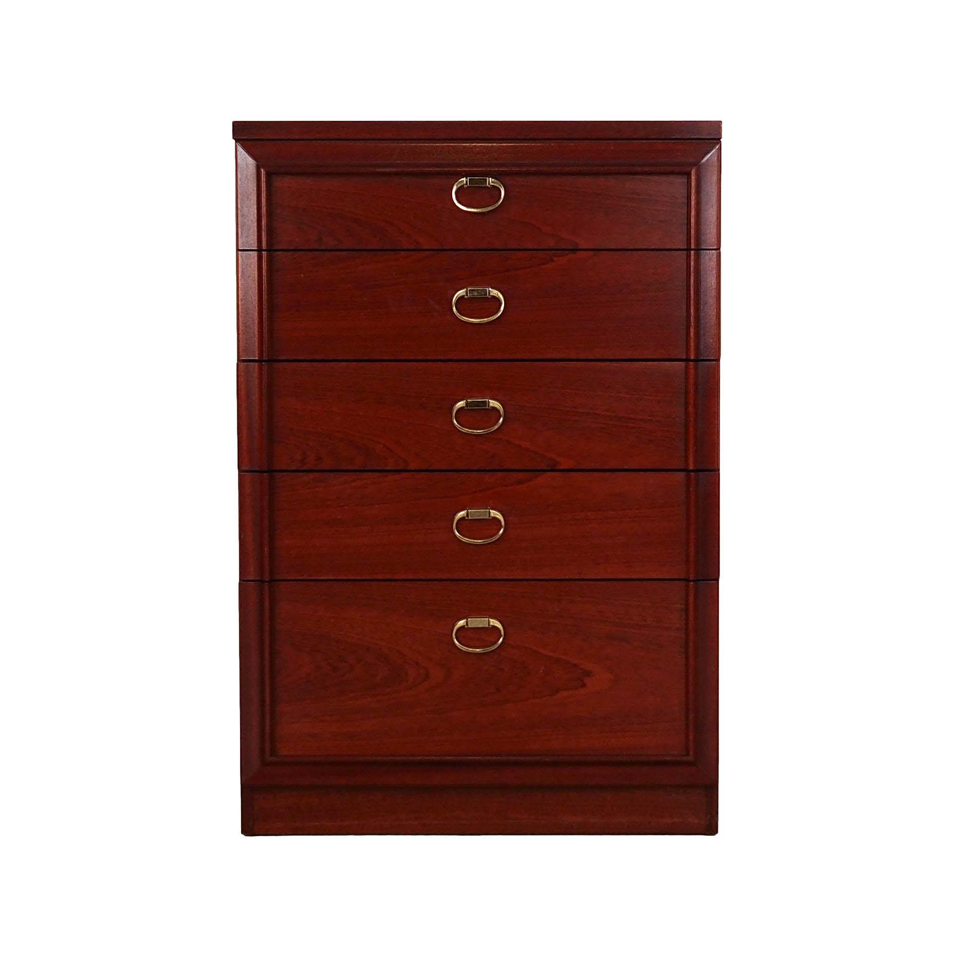 Mahogany Chest of Drawers 1980s 0