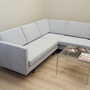 Corner sofa textile grey 1990s 7