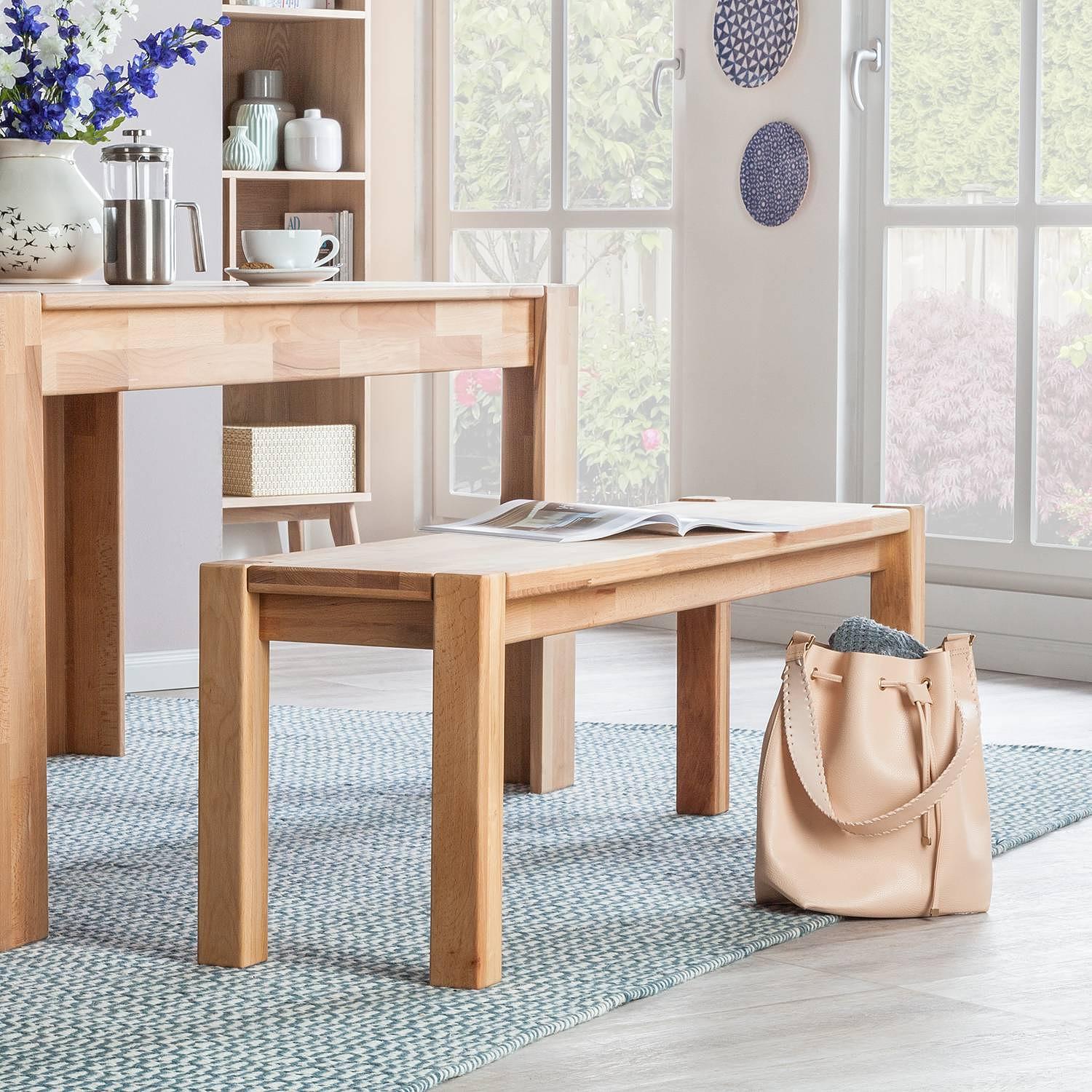 Richwood Sitzbank Kernbuche Massiv 3