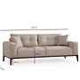 Sinor 3-seater sofa bed Beige 7