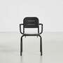 Ray Café Stuhl Metall Grau 1