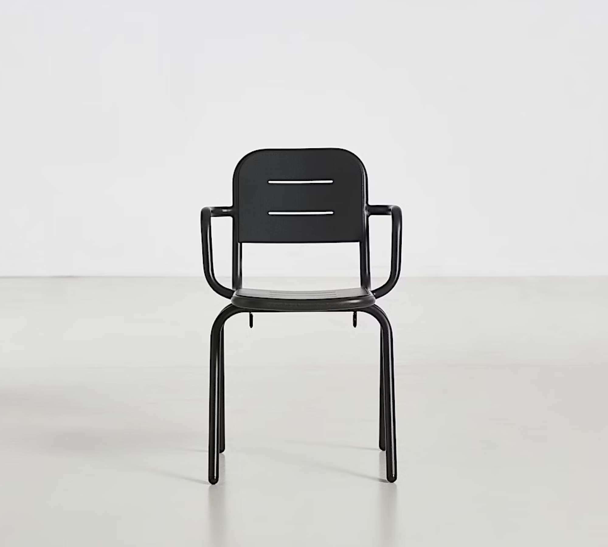 Ray Café Stuhl Metall Grau 1