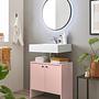 Stoshino Waschbeckenunterschrank  Hellrosa 4