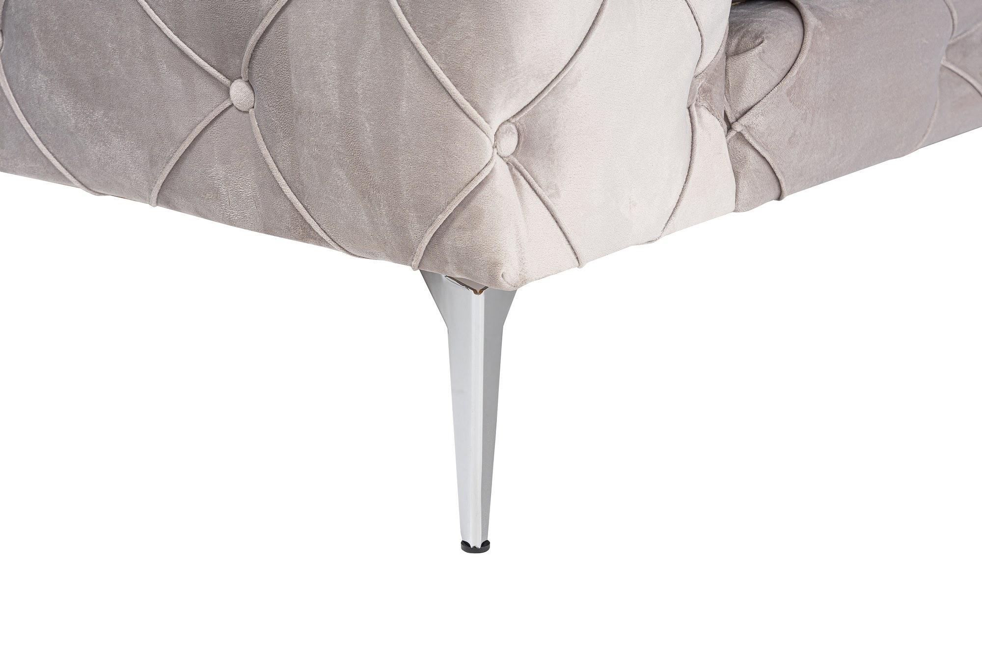 Como Sofa 4-Seater Light Grey 9