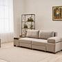 Perenna Sofa 3-Sitzer Leinen Creme 1