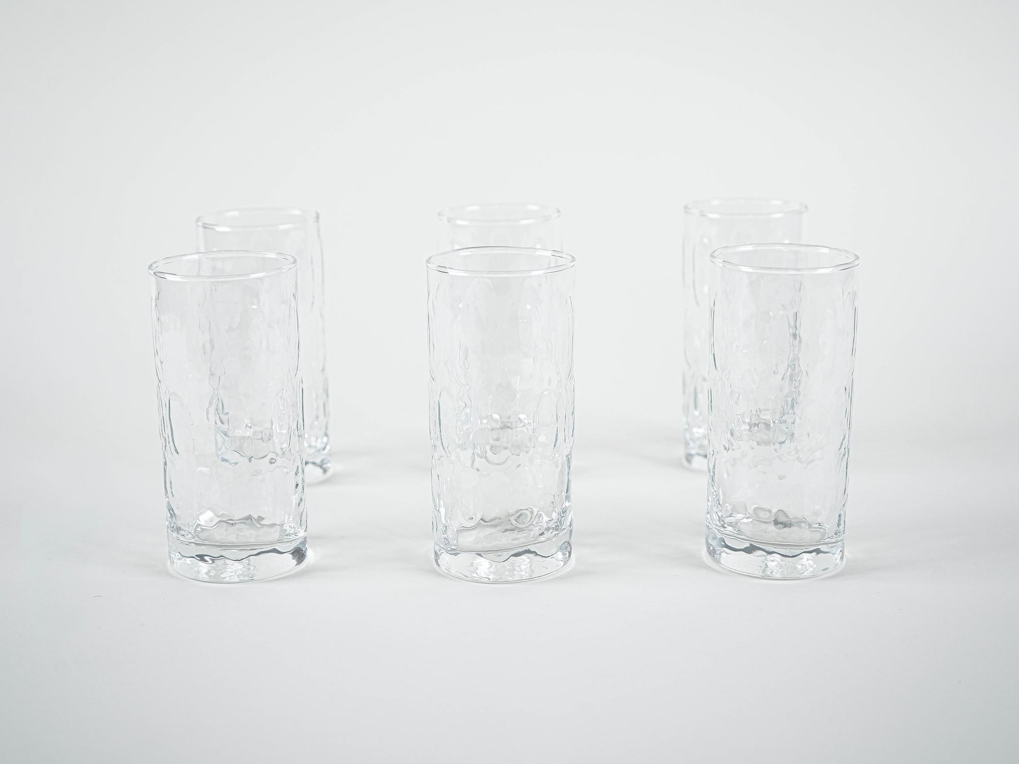 Set of six glasses 1970s 3
