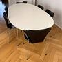 Superellipse Tisch Weiß 240 x 120cm 0