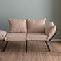 Viper Sofa 2-Seater Cream 1