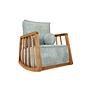 Swinging Children's Armchair Blue 3