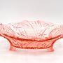 Vintage Rosalin Glass Footed Bowl 1930s 1