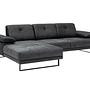 Mustang Sofa L Chaise Lounge Left Anthracite 5