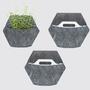 3x Wall planter with self-watering 0