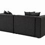 Mora XL 2-Sitzer Sofa Schwarzgrau 5