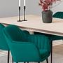 Armchair TILANDA Type B Velvet Petrol 2