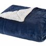 Wohndecke Sherpa Blau 0