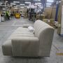 Sofa 2-Sitzer Samt Grau 3