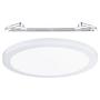 2in1 Cover-It Ceiling Light 1-bulb Plastic White 4