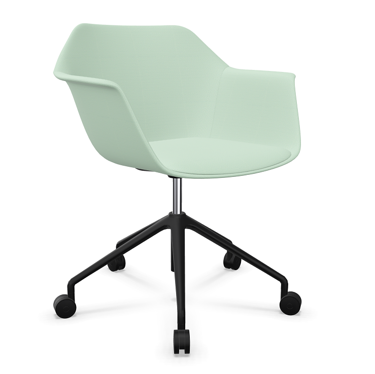 Gala SO0723 Sedia con braccioli girevole Verde Step 68118 0