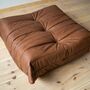 Togo Sessel und Ottoman Set Glattleder Folk Brown 6