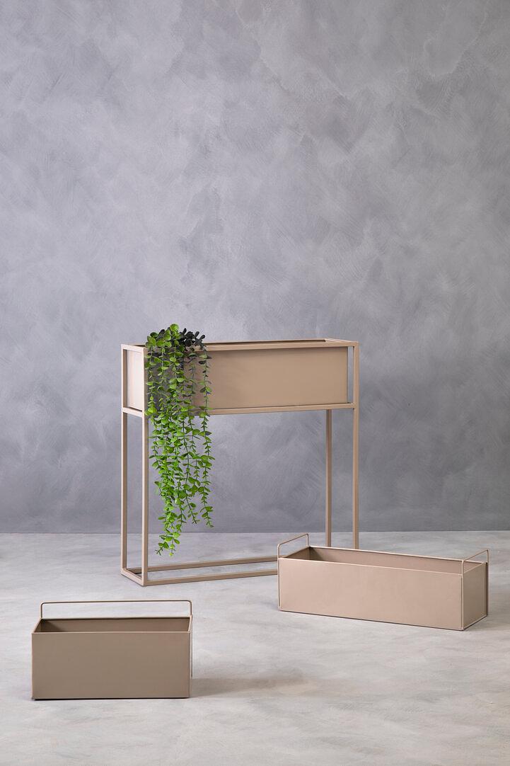 Ascher Boden-Blumenständer Grau 6
