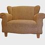 Sessel Textil Holz Gelb 0
