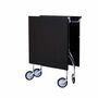 Battista Kartell Servierwagen Polyester Metall Schwarz 3