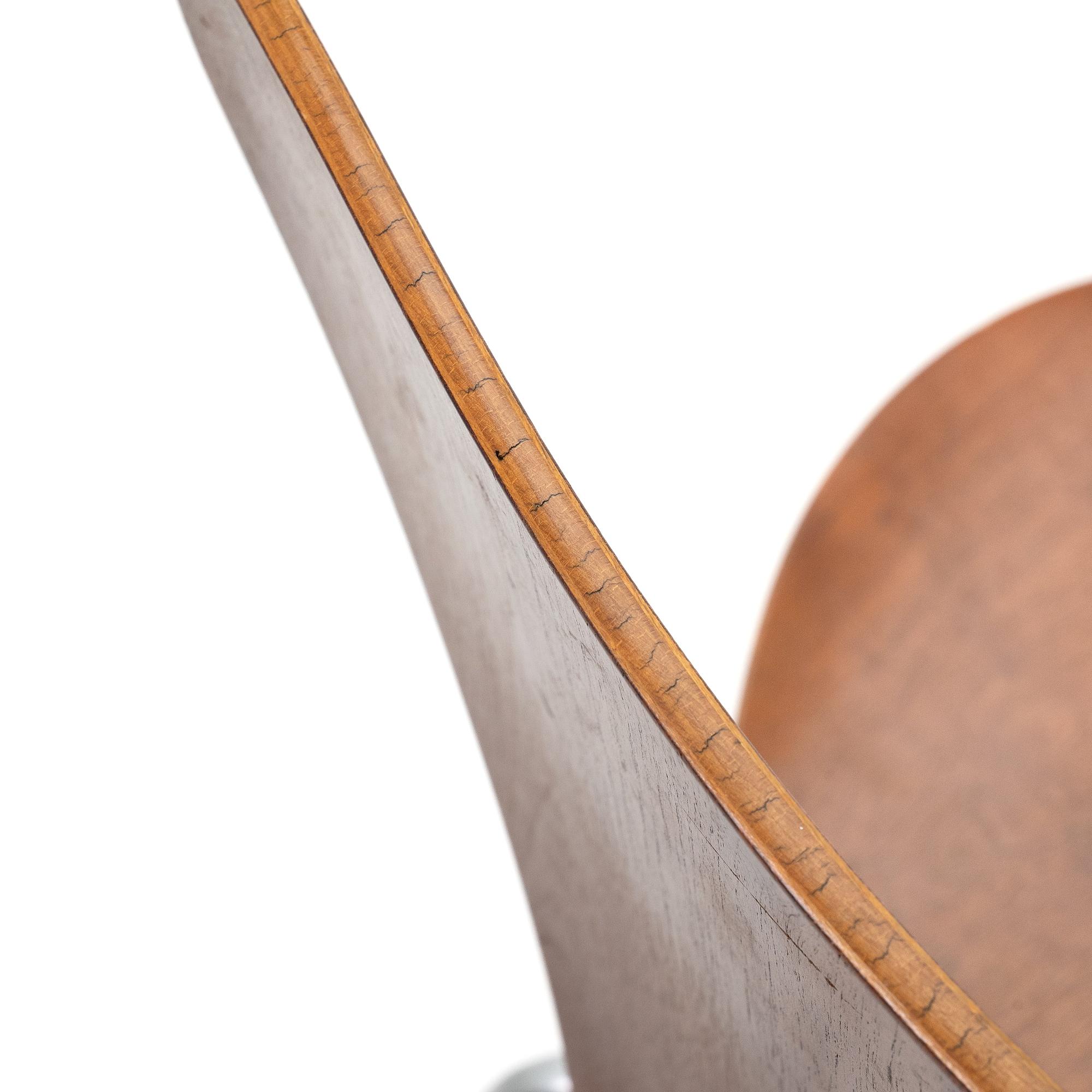 Series 7 Chair Chrome Teakwood by Fritz Hansen 8