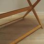 Coffee table wood Natural 1970s 14
