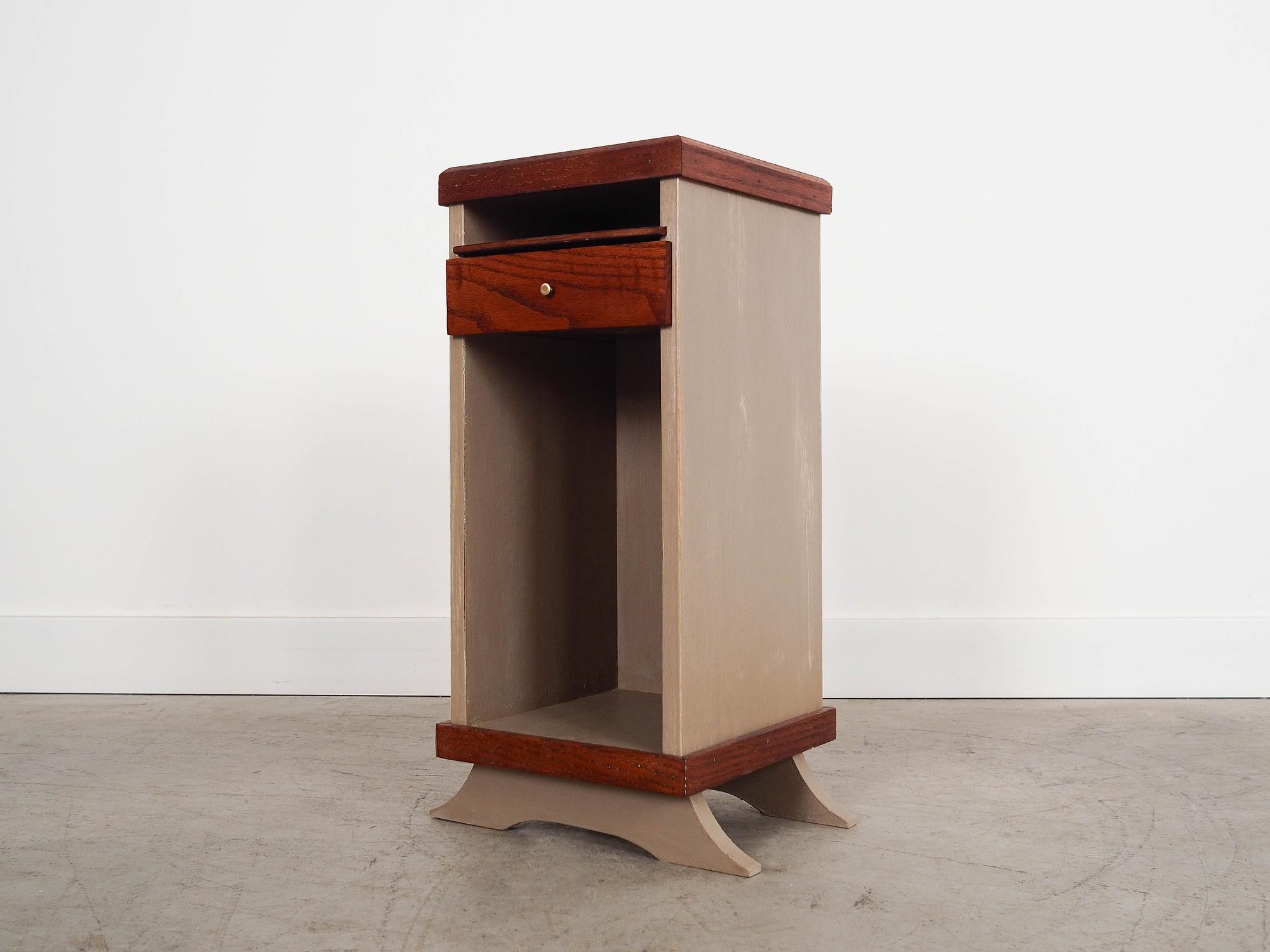 Oak cabinet Brown 1960s 2