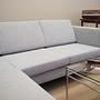 Corner sofa textile grey 1990s 10