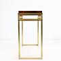 Console table brass 1970s 2