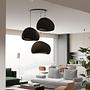 3-Flammig Wabi Sabi Claylights Pendelleuchte Schwarz 1