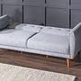 Aria Schlafsofa Set Holzfurnier Grau 4