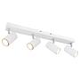 Ceiling spotlight Robby 4-light iron white 4