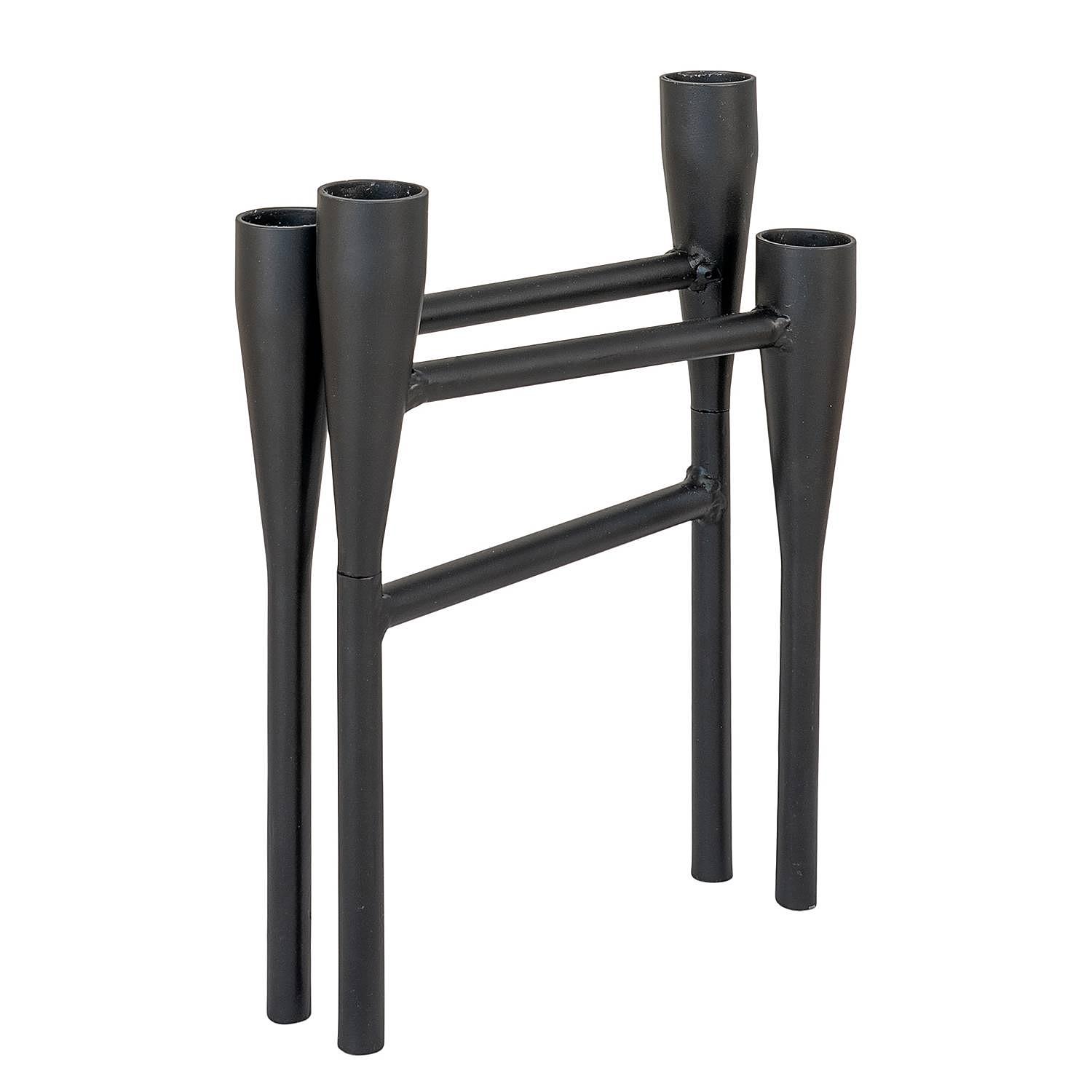 Betel Candle Holder Metal Black 3