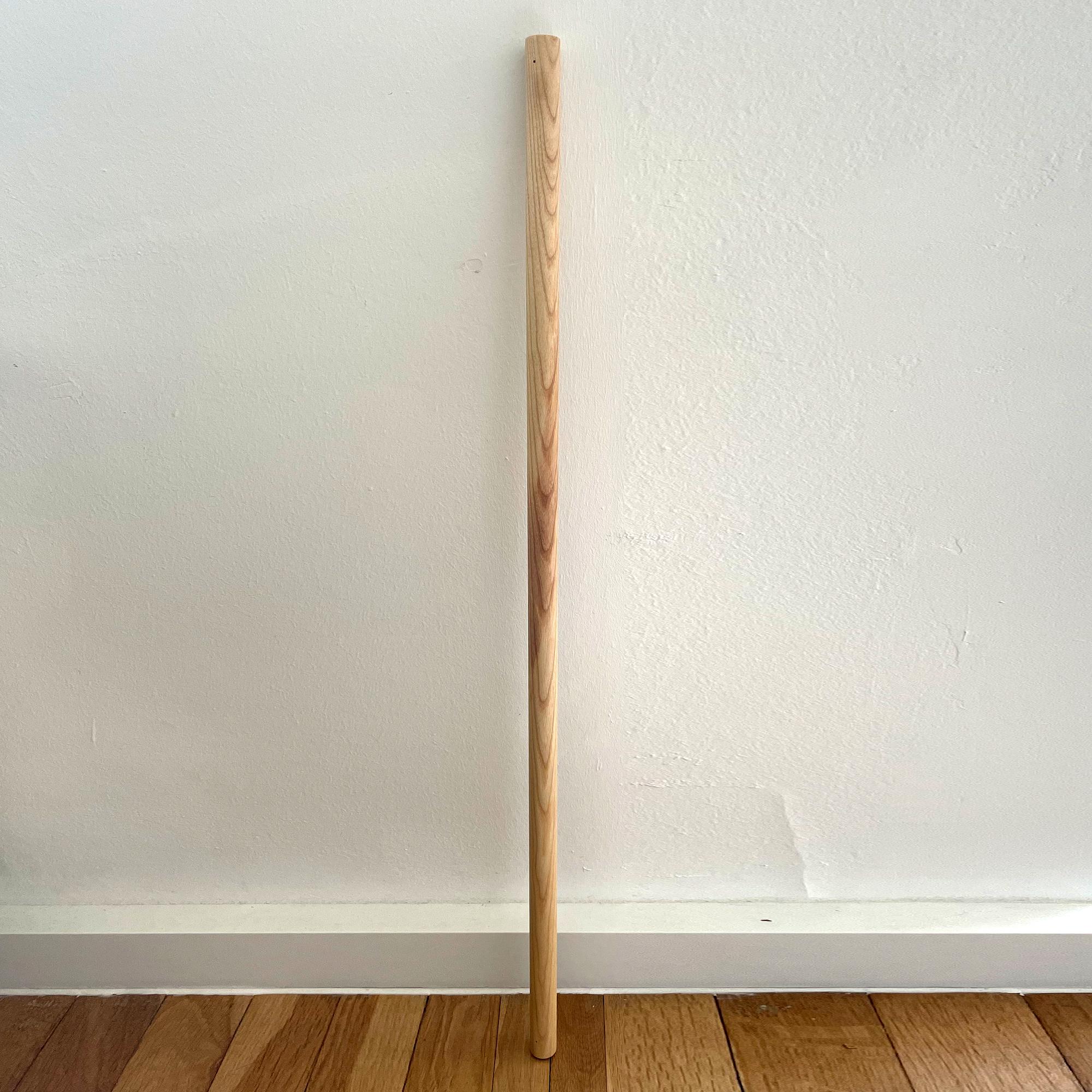 Hängegarderobe Kleiderstange Eiche Massivholz Stahl 5