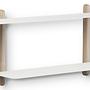 Nivo Large Shelf Wood AluminiumBrown 1