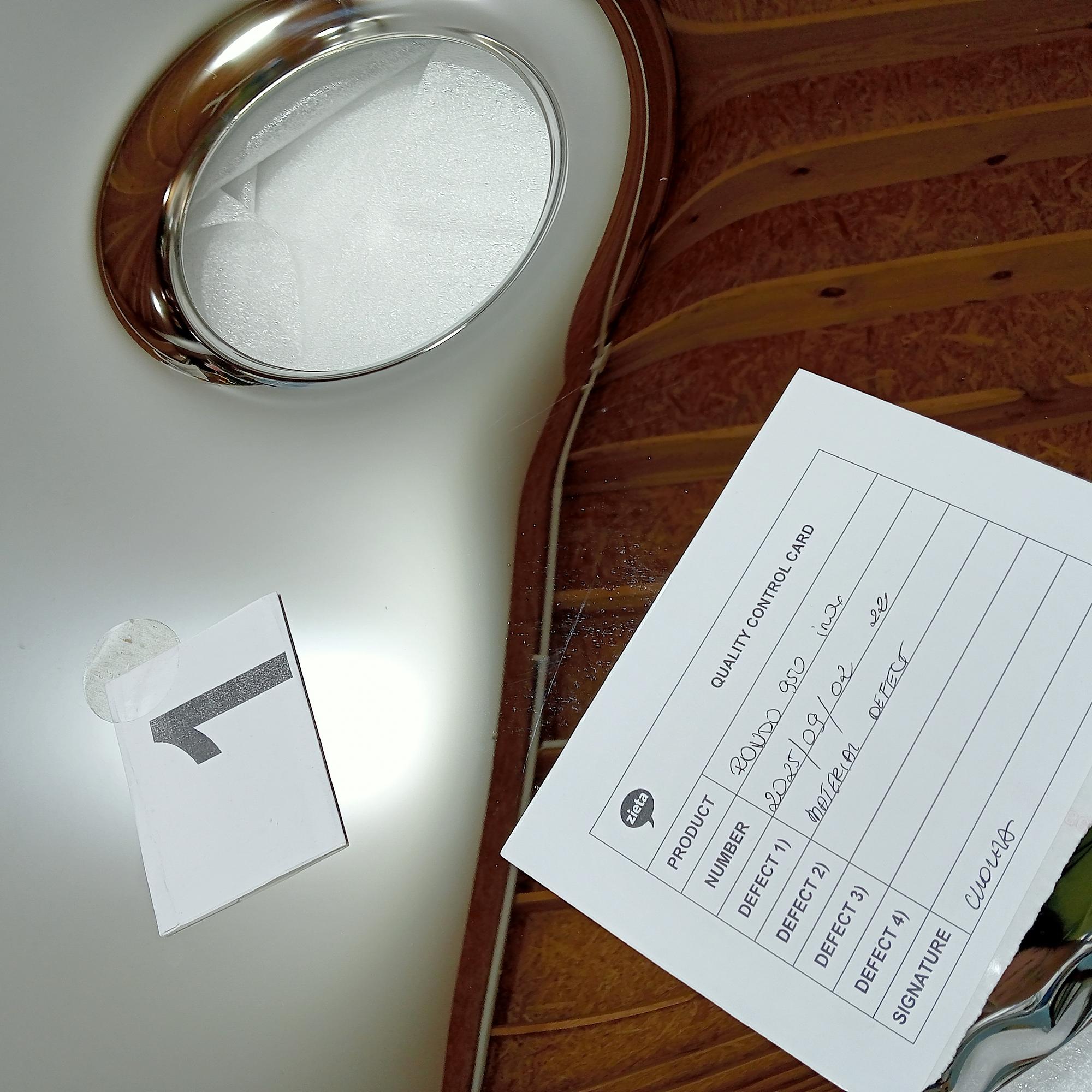 Rondo Spiegel 950 Edelstahl Inox Poliert Silber 4