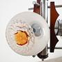 Hanging lamp Murano glass metal 1970s 8