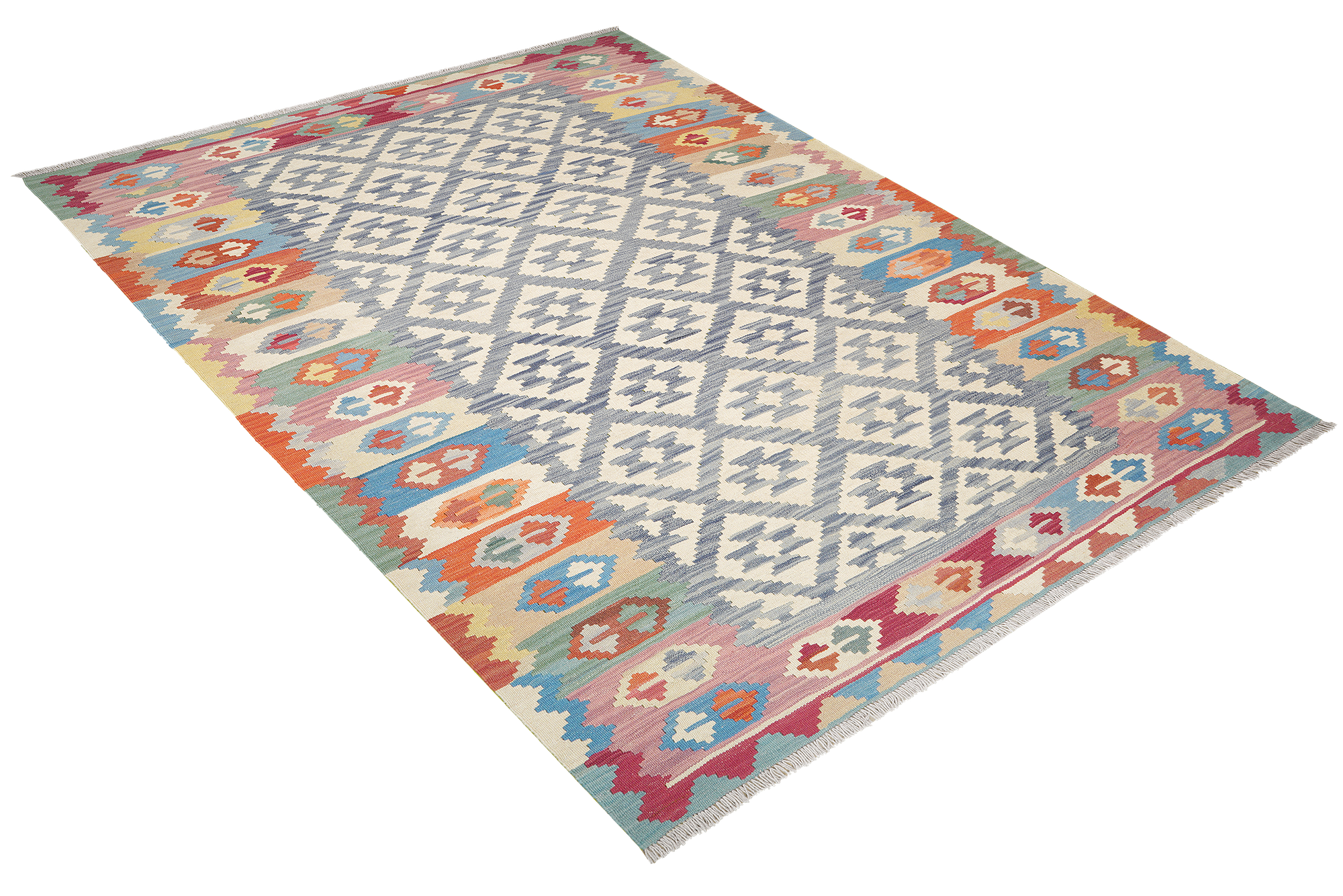 Kelim Gashgai Wool Multicolored 2