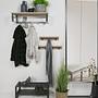 Wandgarderobe Welbeck I Metall Schwarz 3