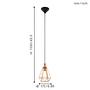 Tarbes II Pendant Lamp 1-Light Copper 3