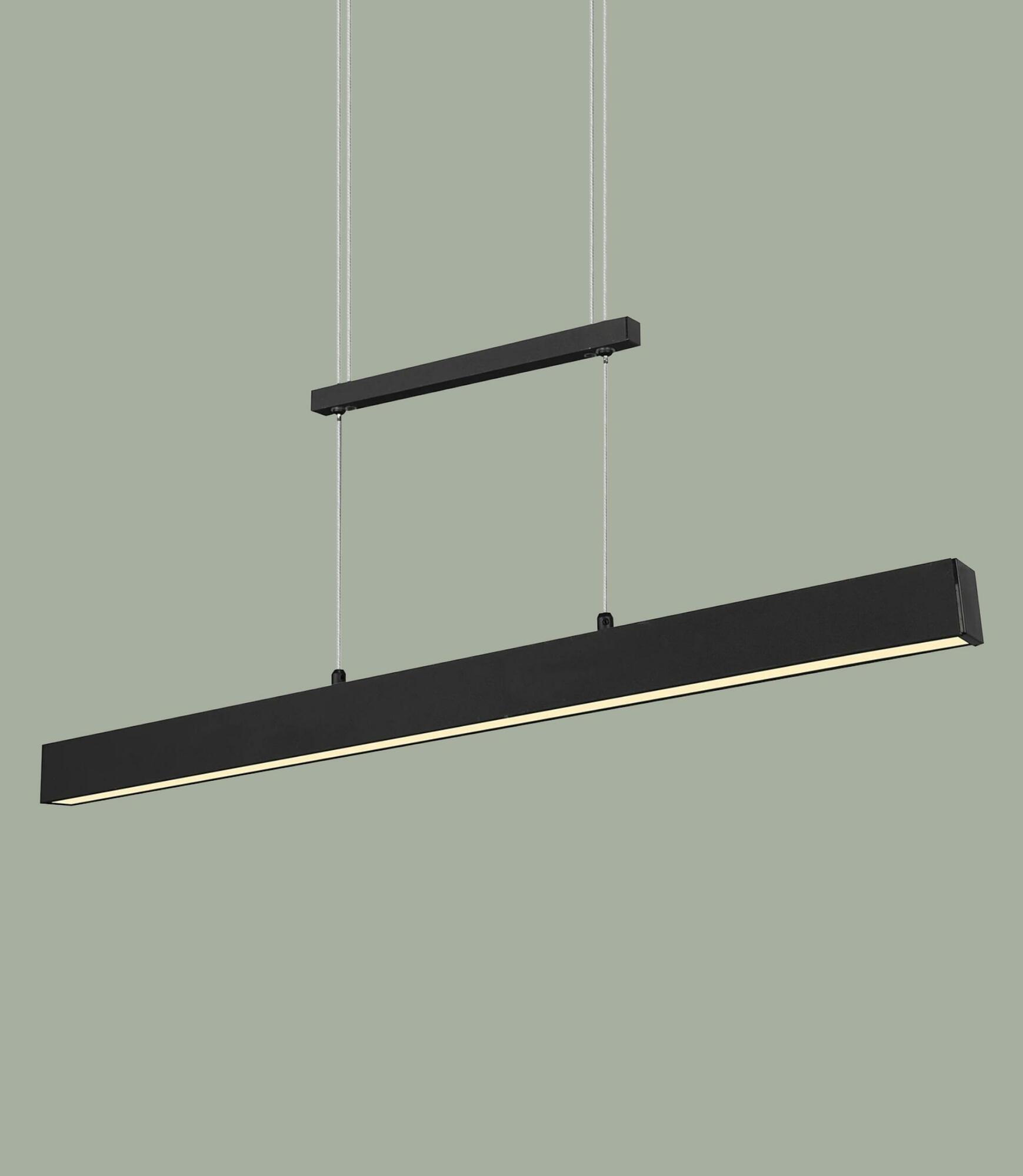 LED Minimalist Pendant Light Black 0