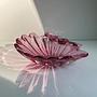 Vintage Shell Fruit Bowl Glass 1970s 1