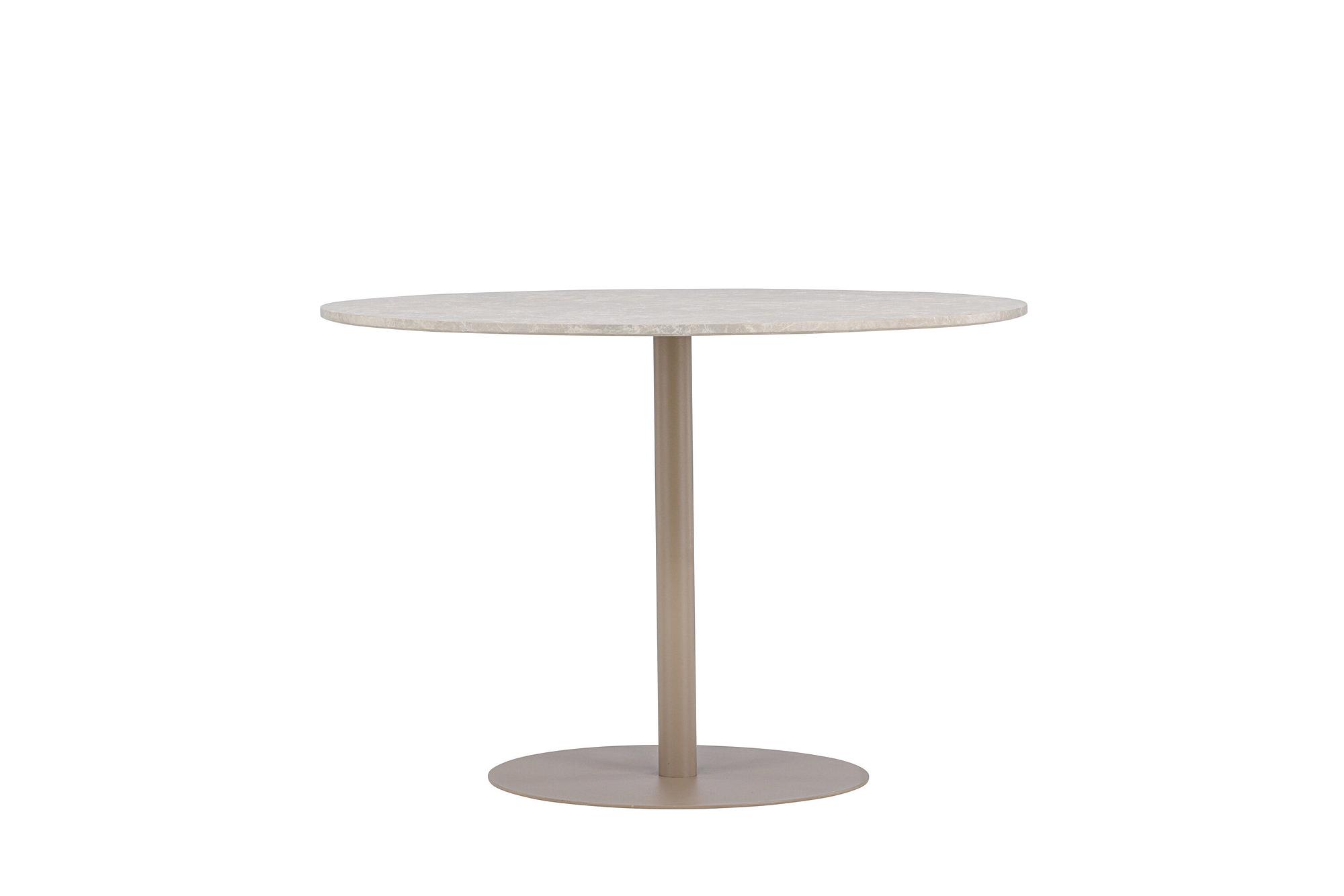 Lycke Esstisch  Marmoroptik Beige ⌀110cm 5