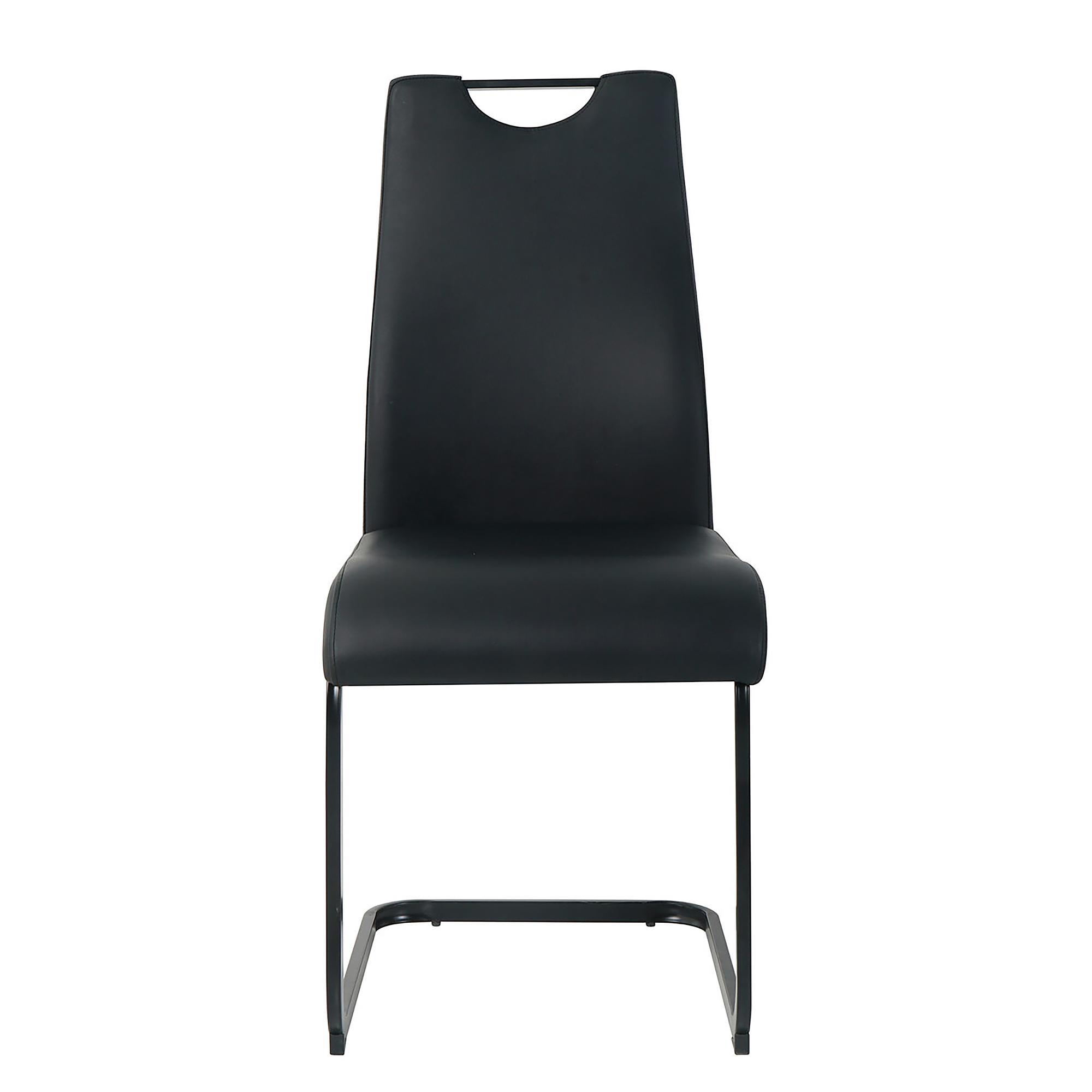 2x Cantilever chairs Dimaci Black 4