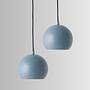 Ball Pendelleuchte Hellblau Ø18cm 1
