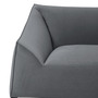 Dolce Sofa 3-Sitzer Samt Grau 6