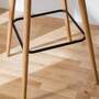 2x Barstuhl Kunstleder Braun 6